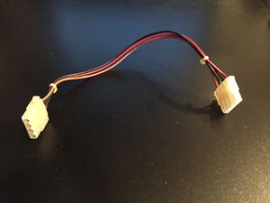 Molex 1x4 M/M 10" Hard Drive Power Cable Apple Macintosh SE II IIcx Classic A+ - Picture 1 of 2