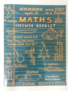 Teaching TextBooks Math 5 Answer Booklet - Picture 1 of 1