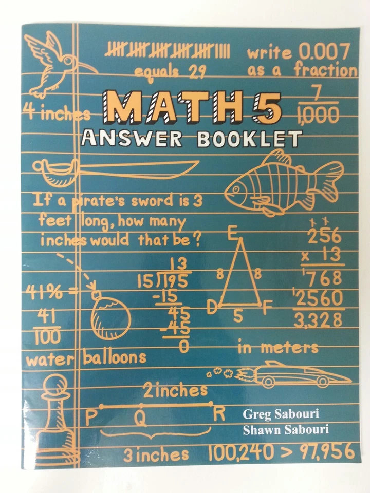 Teaching TextBooks Math 5 Answer Booklet - Image 1 of 1