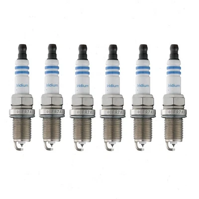 6 pc Bosch Double Iridium Spark Plugs for 2004-2006 Lexus RX330 3.3L V6 my - Image 1 of 4