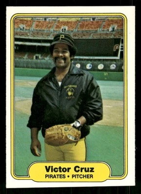 1982 Fleer Victor Cruz #480 Pittsburgh Pirates - Image 1 of 2