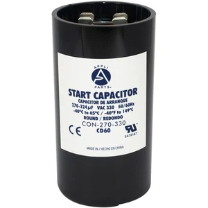 Appli Parts CON-270-330 Motor Start Capacitor 270-324 MFD uF, 330 VAC. Universal - Picture 1 of 8
