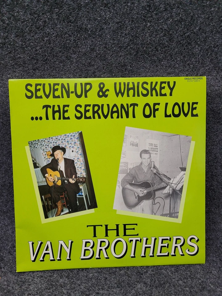 Vintage The Van Brothers Vinyl LP Seven-Up & Whiskey Servant of Love 1983 Eagle Foto 1 de 4