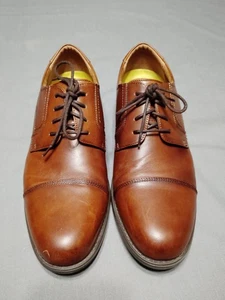 FLORSHEIM Leder Komfort Tech Oxford-Schuhe Herren 10,5 D braun elegante Schnürschuhe - Bild 1 von 10