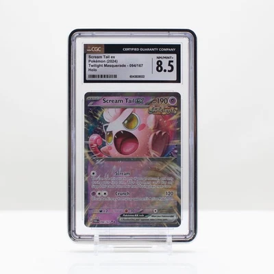 Pokemon Scream Tail ex Holo #094/167 Twilight Masquerade 2024 - CGC 8.5 - Image 1 of 2