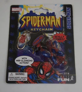 Portachiavi Spider-Man con azione di arrampicata su web - Vintage 2000 - Foto 1 di 12