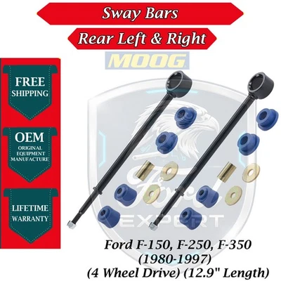 Barras estabilizadoras traseras MOOG OEM para Ford F-150/250/350 1980-1997 9 años de garantía Foto 1 de 4
