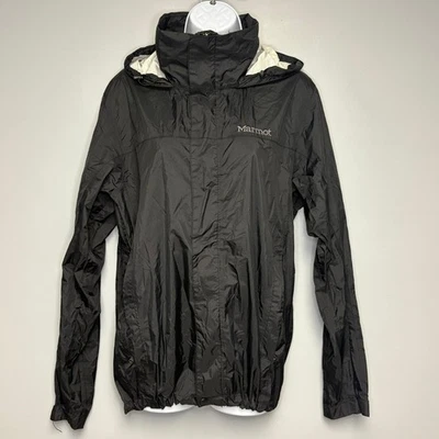 Chaqueta de lluvia Marmot PreCip negra ligera impermeable Gorpcore para mujer talla M Foto 1 de 4