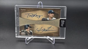 2019 Topps Tier One Dual Auto Matsui/Tanaka #/10 On Card Auto Yankees T1DA-TM  - Bild 1 von 2