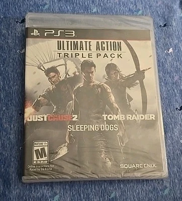 Sony PS3 ULTIMATE ACTION TRIPLE PACK - Just Cause, Tomb Raider y Sleeping Dogs Foto 1 de 4