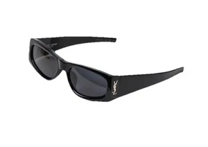 Gafas de sol Saint Laurent SL M140 001 para mujer - marco negro y dorado / gris oscuro Le - Imagen 1 de 6