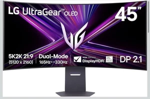 LG 45 inch Curved UltraGear OLED 5K2K 330Hz Gaming Monitor - Picture 1 of 8