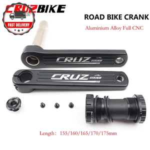 Rennrad Kurbelgarnitur 155/160/165/170/172,5/175 mm Kurbel 9/10/11/12 fach Doppel Cha - Bild 1 von 17