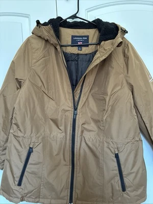 Chaqueta anorak de lluvia con cremallera frontal London Fog para mujer nueva con etiquetas, talla grande Foto 1 de 3