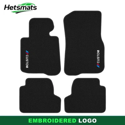 Alfombrillas de terciopelo negras personalizadas para BMW Serie 4 F32 2013-2020 Foto 1 de 4