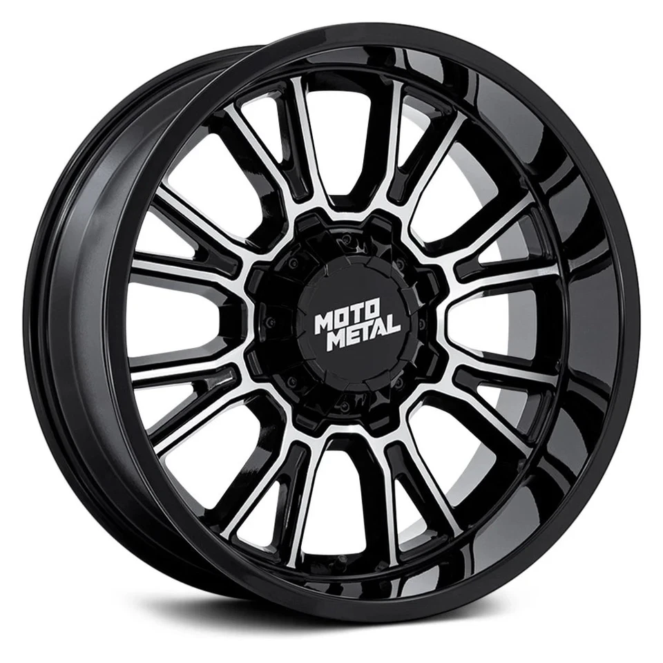 Moto Metal MO810 LEGACY Wheels 17x9 (1, 8x165.1, 125.1) Black Rims Set of 4 - Изображение 1 из 2