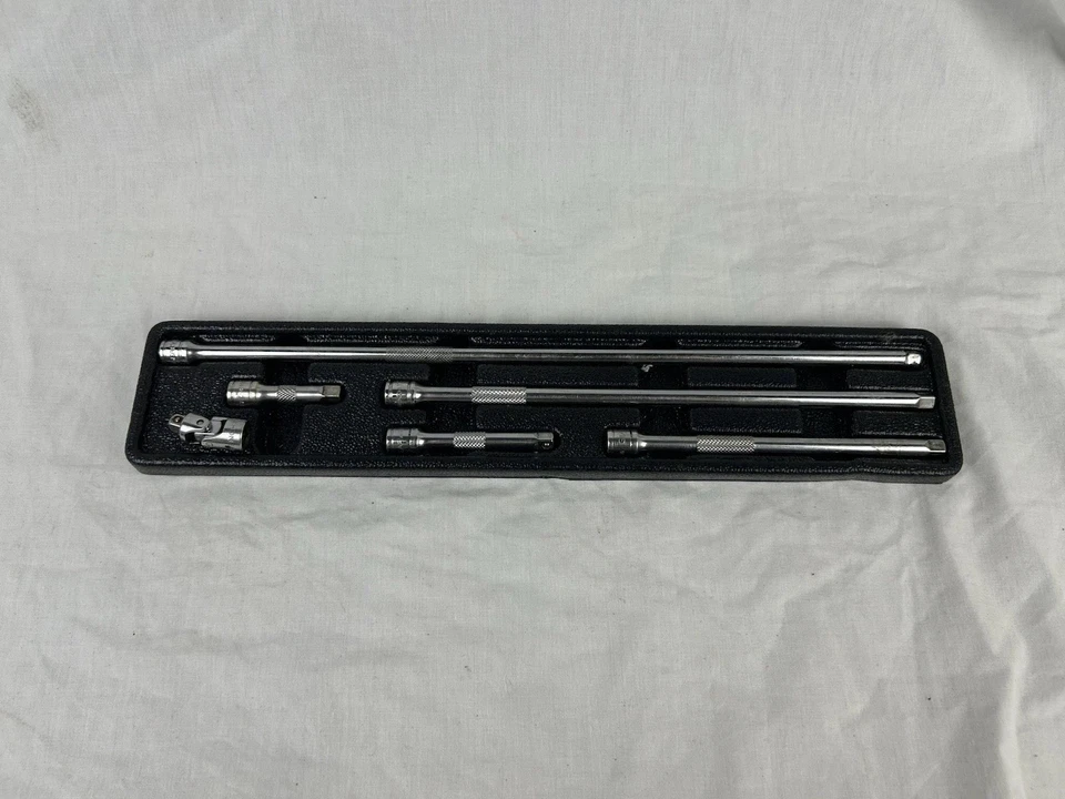 LLAVE DE ENGRANAJES 6 piezas. Juego de extensión de unidad de 1/4" 2", 3", 4", 6" y 14" 42373 + Universal Foto 1 de 4