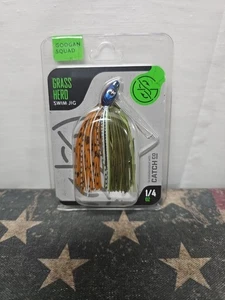 GOOGAN SQUAD GRASS HERO SWIM JIG 4/0 1/4OZ BLUEGILL  - Bild 1 von 5
