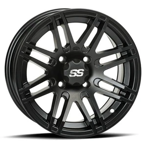 ITP SS316 Wheel 14x7 4/110 Black 2+5 Bombardier Traxter Max 650 Auto CVT (2005) - Picture 1 of 3