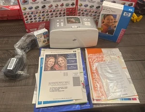 HP PhotoSmart 385 LCD GoGo Photo Printer W/Box( Everything In Picture Included) - Picture 1 of 1