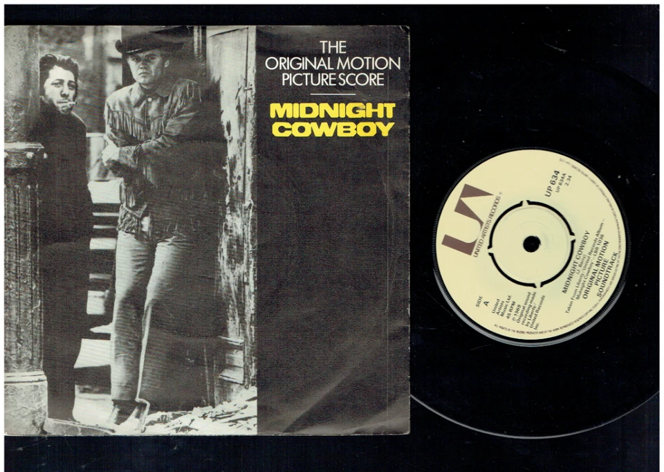 MIDNIGHT COWBOY THEME 1969 FILM SOUNDTRACK 7 INCH VINYL SINGLE - Image 1 of 1