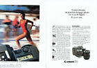 PUBLICITE ADVERTISING 016  1985  CANON   appareil photo T 80 (2p)