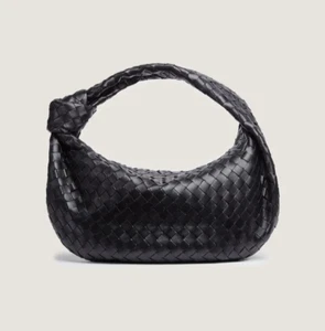 Damen Handgewebte Leder Schultertasche Echtleder Schultertasche für Frauen - Bild 1 von 8