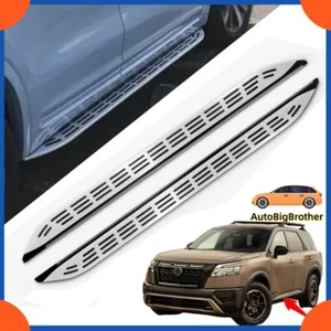 2PCS Running Boards Side Steps Nerf Bar Fits for Nissan Pathfinder 2022 2023 24 - Picture 1 of 13