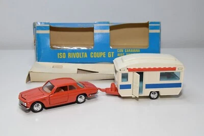 B59 1:43 JOAL 150 GIFT SET ISO RIVOLTA COUPE GT WITH CARAVAN MIB - Photo 1/4