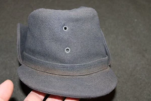 Early W. German Army Cold Weather Wool Field Hat with Fold Down Sides, 1967 d. - Picture 1 of 12