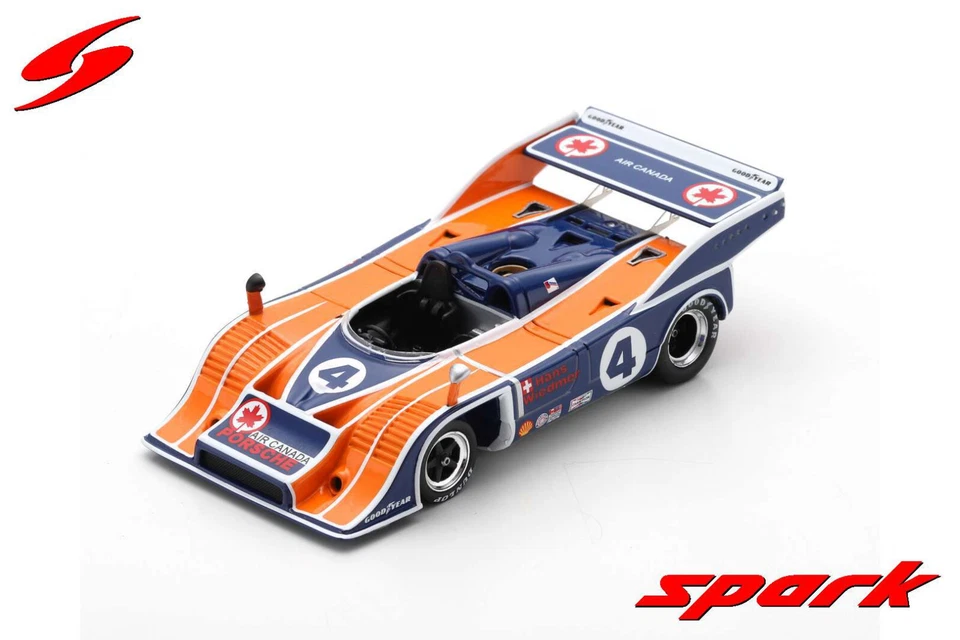 Spark 1/43 Porsche 917/10 #4 2nd Mosport 1973 Hans Wiedmer US163 - Immagine 1 di 1