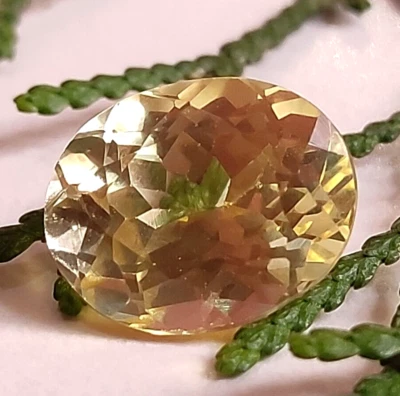 Flawless6.15Ct Natural Montana Yellow Sapphire Certified Oval Loose Gemstone - Image 1 of 4