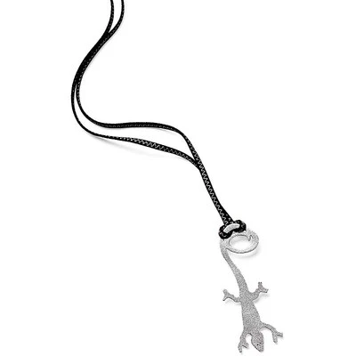 COLLANA DONNA BREIL PENDENTE GECO ACCIAIO DIAMANTATO TJ0576,GIOIELLO IDEA REGALO - Immagine 1 di 4