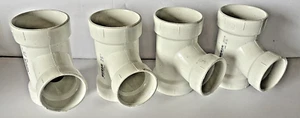 CHARLOTTE  2"X1 1/2"X2" DWV PVC SANITARY TEE REDUCING FITTING LOT OF 32 OPEN BOX - Picture 1 of 10