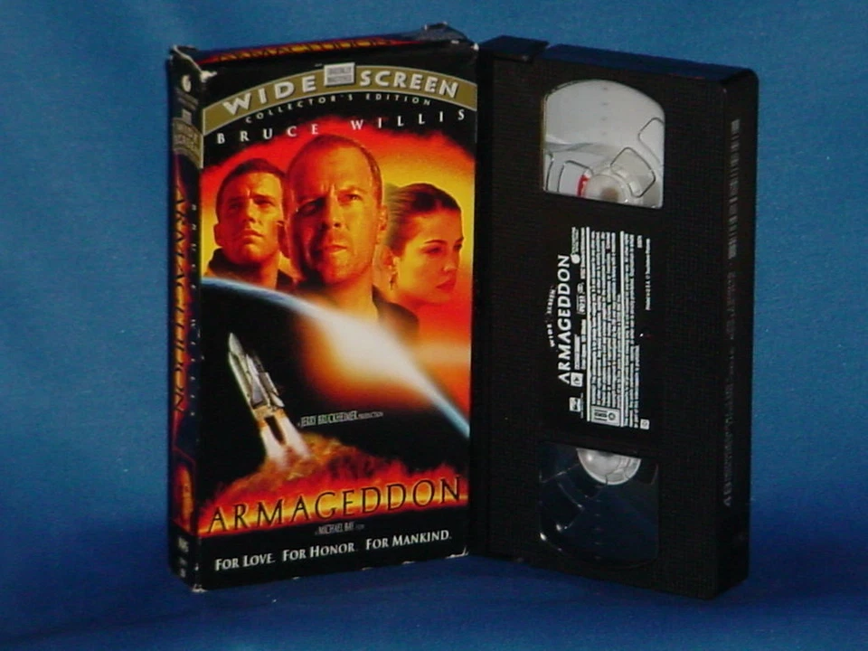 BRUCE WILLIS BEN AFFLECK Armageddon VHS BILLY BOB THORNTON STEVE BASCEMI - Image 1 of 1