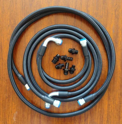 Dodge Ram Cummins 47RE 2000 01 02 transmisión enfriador mangueras líneas de alta resistencia Foto 1 de 4