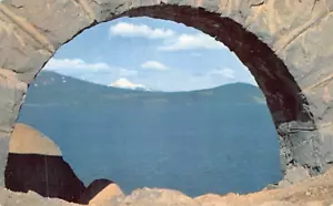 Postkarte ODER: Steinbrücke, Upper Klamath Lake, Oregon, 1950er, unverpostet - Bild 1 von 2