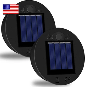 2 Pack Replacement Solar Light Parts,Solar Lights Replacement Top, 8 Lumens Sola - Picture 1 of 12