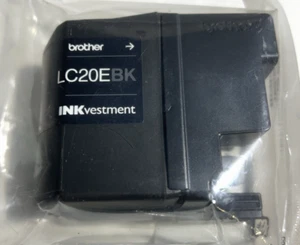 Brother LC20EBK Schwarz Tinte Toner Druckerpatrone Neu Versiegelt - Bild 1 von 7