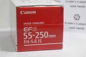 Original Box ONLY for Canon EF-S 55-250mm F4-5.6 IS Lens for EOS EF-S Free Ship - Picture 1 of 8