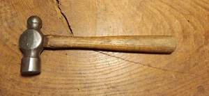 Vintage Billings Wood Handled Ball Peen Hammer 10-1/2" Long, 1lb-2.5oz - Picture 1 of 14