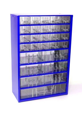 Kleinteilemagazin 6720 aus Metall stapelbar, Sortimentskasten, Schubladenschrank - Bild 1 von 4