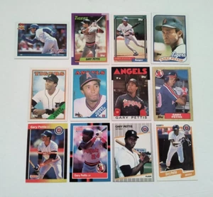 Lotto Angels Tigers Rangers 1986 Topps Gary Pettis 604 1988 Donruss 210 1989 Fleer - Foto 1 di 12