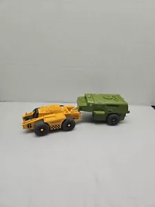 Originale 1985 GI Joe USS Flagg portaerei rimorchio veicolo e rimorchio carburante - Foto 1 di 13