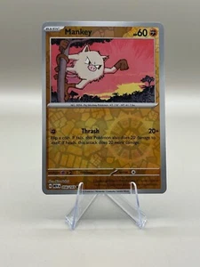 MANKEY #056/165 POKEMON 151 (HOLO INVERSO, CASI NUEVO) INGLÉS - Imagen 1 de 4