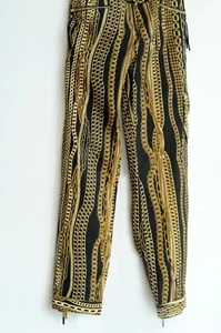 Roberto Cavalli Chain New w/o tags Jeans Size S Italy Rare Authentic Vintage Y2 - Picture 1 of 7