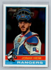 Topps Heritage Jonah Heim #436 2025 cromo Texas Rangers alto número SP - Imagen 1 de 2