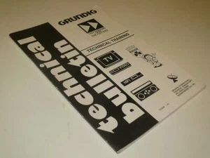 Bollettino Formazione Tecnica Grundig ~ Numero 10 ~ TV / Video / Hi-Fi - Foto 1 di 1