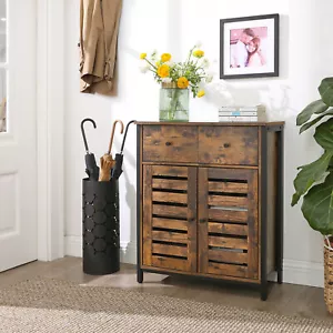 Sideboard Kommode Beistellschrank mit Regalebene Küchenschrank Vintage LSC86BX - Bild 1 von 9