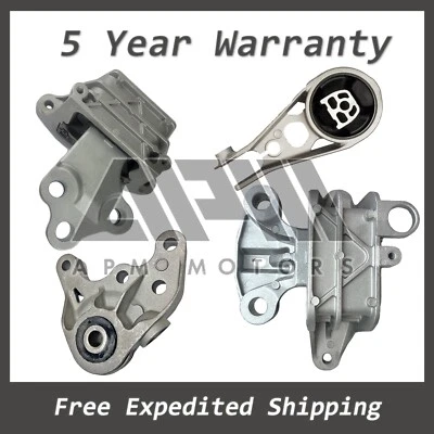 K4424 For 2018-2022 GMC Terrain 1.5L FWD AUTO Engine & Transmission Mount Kit 4X - Image 1 of 4